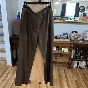 Thalian Men's Dark Brown Chinos